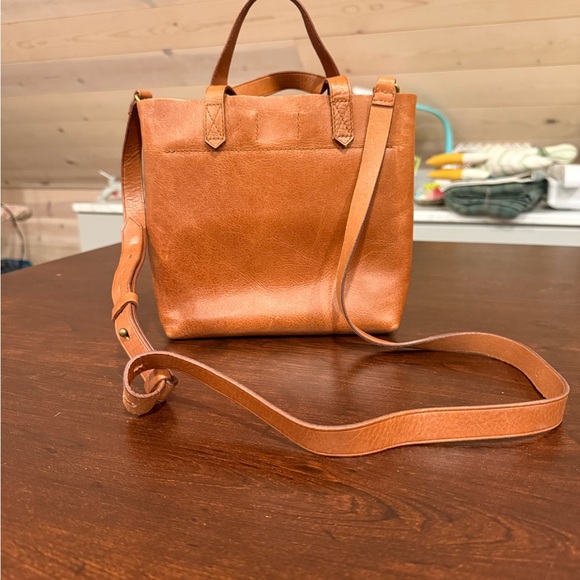 Madewell Cognac Leather Tote - Picture 2 of 3